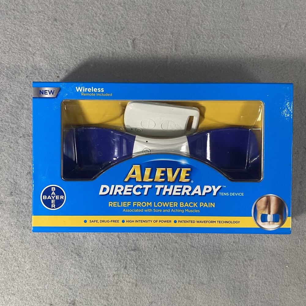 Bayer Aleve Direct Therapy Tens Device Lower Back Wireless w/Remote
